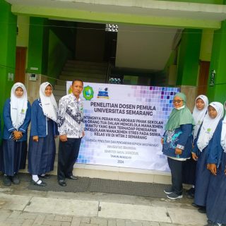 Tim Peneliti Universitas Semarang (USM) melakukan penelitian tentang Manajemen Mengelola Stres Kenakalan Remaja dengan melibatkan siswa MTs N 2 Kota Semarang, baru-baru ini.