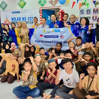 Para peserta Program Pengabdian Internasional di Sekolah Indonesia Kuala Lumpur (SIKL), yang dilakukan Dosen Universitas Semarang (USM), pada 28 November 2024