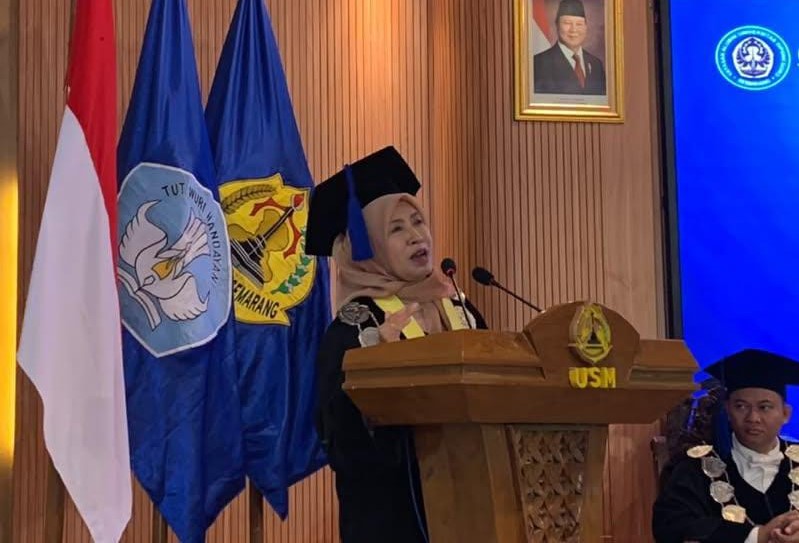 Ketua Pengurus Yayasan Alumni Undip, Prof Dr Ir Kesi Widjajanti SE MM