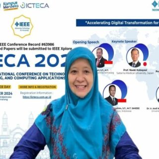 Ketua Panitia ICTECA 2024, Dr Ari Endang Jayati ST MT