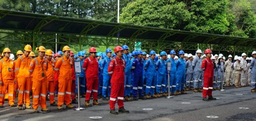 Apel Siaga jajaran PT PLN Indonesia Power UBP Semarang dalam rangka Peringatan Bulan Keselamatan dan Kesehatan Kerja (K3) Nasional 2025, di Lapangan Upacara UBP Semarang