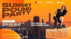 Jelang Anniversary ke-9, Rooms Inc Semarang Ajak Warga Semarang Ikut Sunset Pound Party
