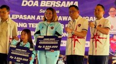 Kajati Jateng Teguh Subroto yang Juga Deputy CdM Kontingen Indonesia Hadiri Pelepasan Atlet Asian Para Games 2026